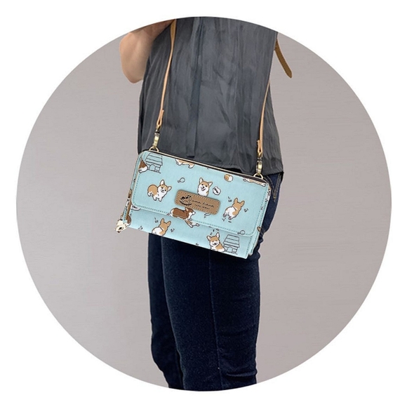 Waterproof Crossbody Shoulder Clutch Purse Wallet - Picture 3 of 16